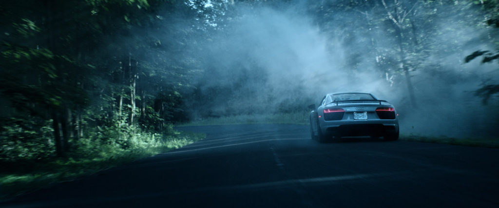 A scene from the VFX project Audi "Masterpiece"
